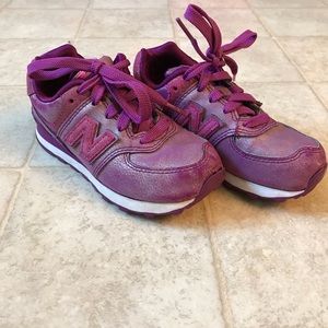 Purple New Balance Sneakers